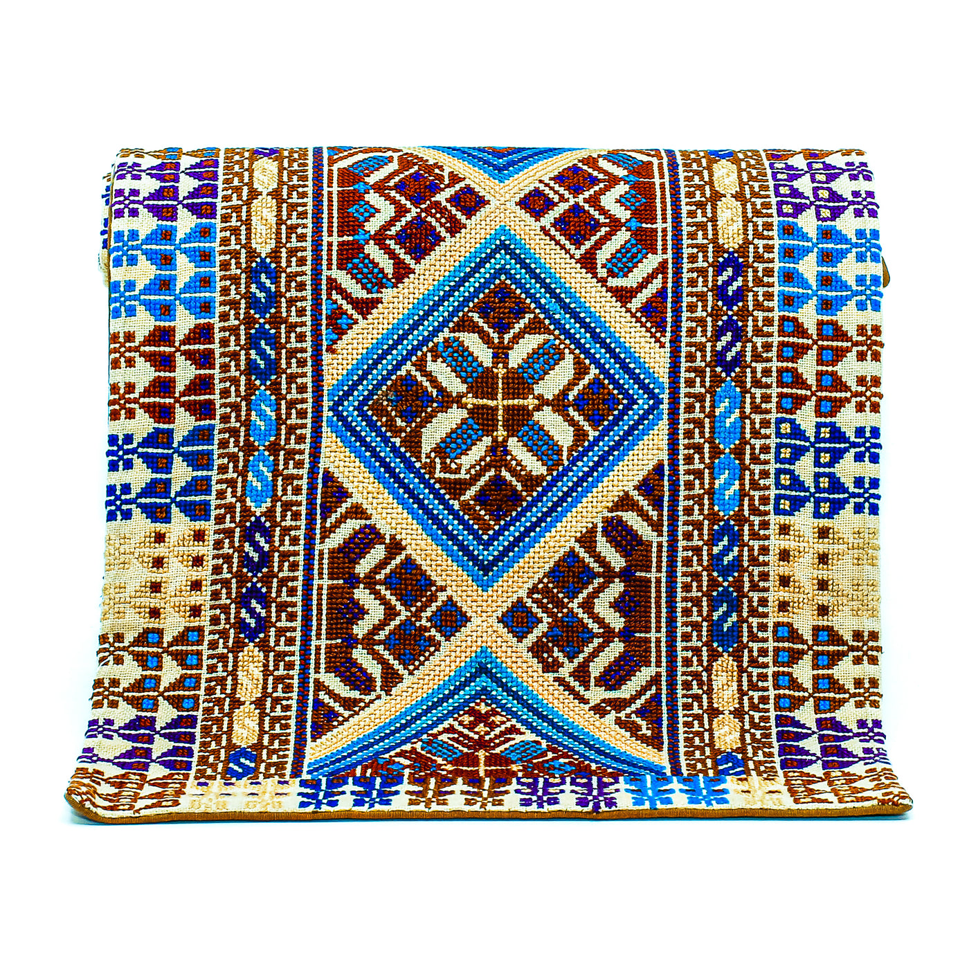 Keys of Khalil Blue Table Runner